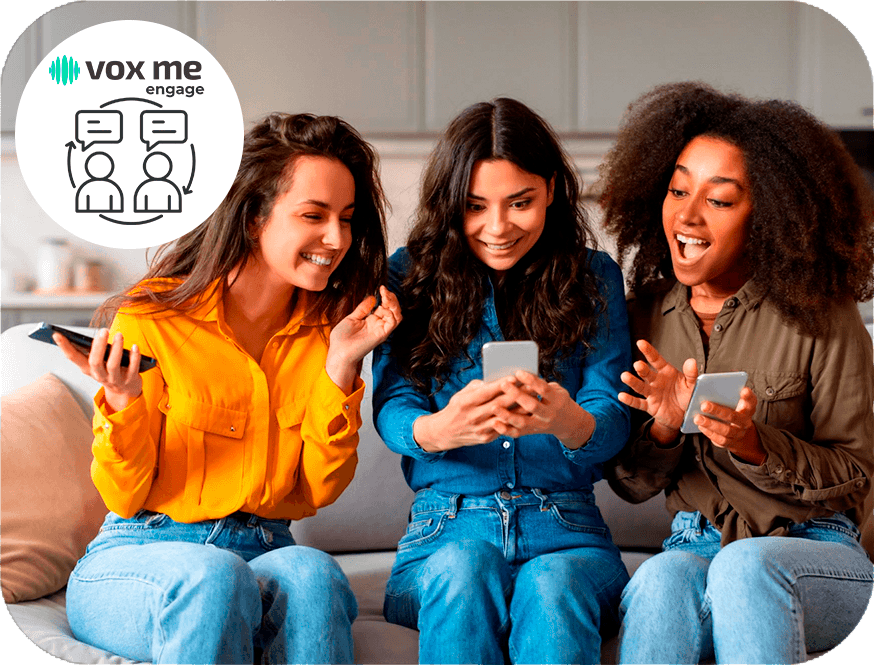 Imagem representando a solução VoxMe Engage para engajamento automatizado